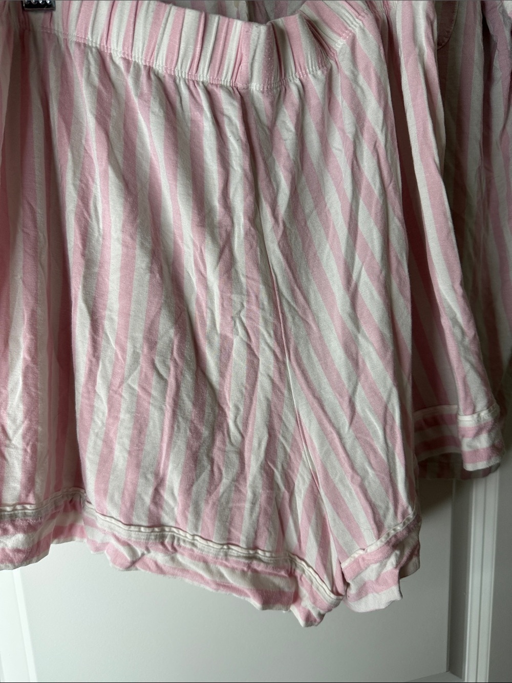 Victoria's Secret Pink and White Striped Pajama Set - Picture 5 of 11